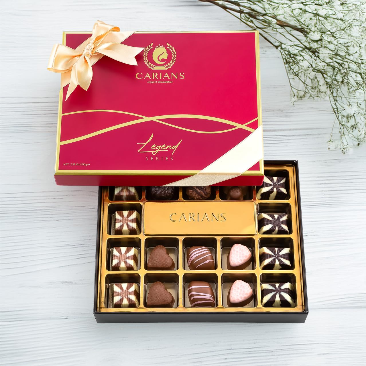 Bistro Chocolate Box Luxury Selection - Gourmet Truffles - Natural